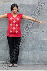 Whole Body Head Woman T poses Casual Average Street photo references